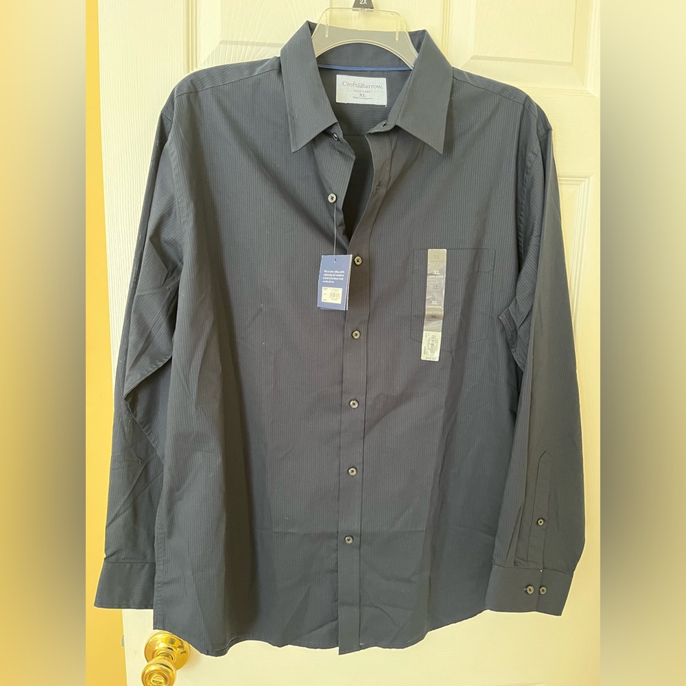 Men’s Navy Dress Shirt
